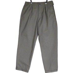 Bugle Boy Pants Mens 36 X 32 Tan Khakis Pleated Classic 100% cotton khaki